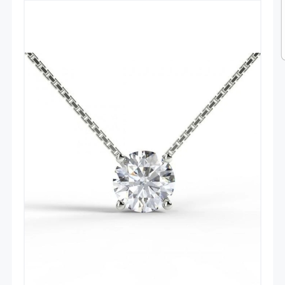 NEW 925 Sterling Silver Lab Diamond Pendant Earring Set Chic Fashion Necklace - Picture 5 of 9